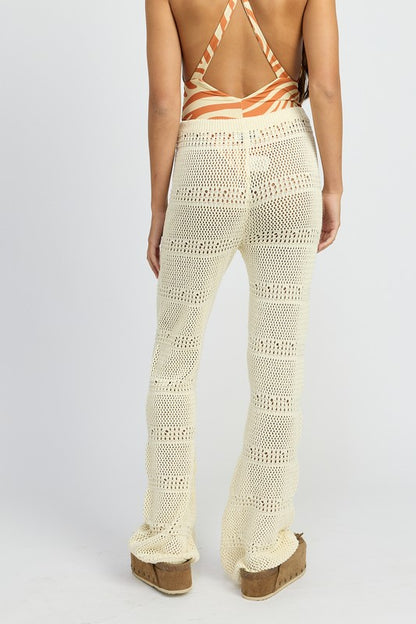 Crochet Style Long Pants