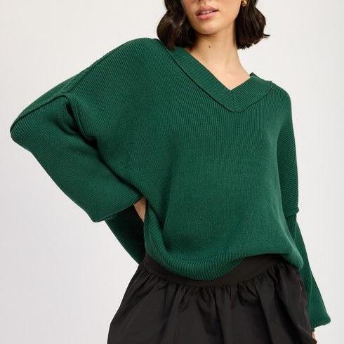 Foresta Oversized V-Neck Sweater