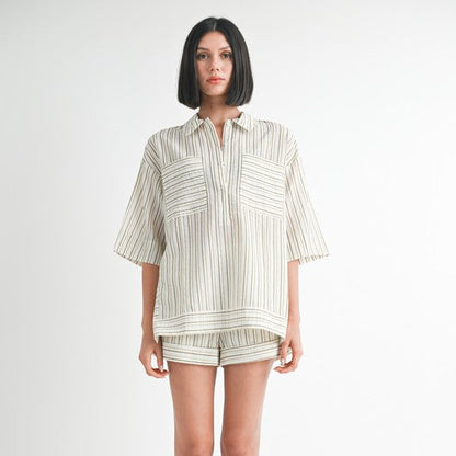 Nautical Stripe Oversized Tunic