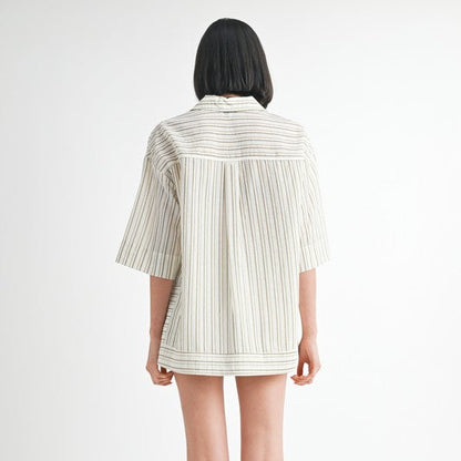 Nautical Stripe Oversized Tunic