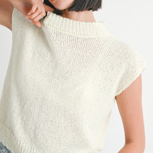 Sunny Hues Sleeveless Sweater