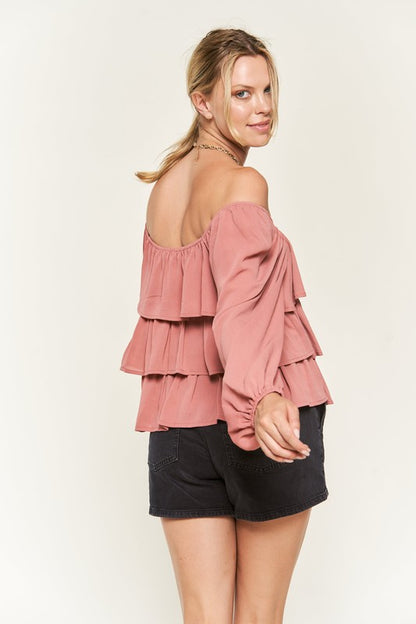 Tiered Blouse - Plus