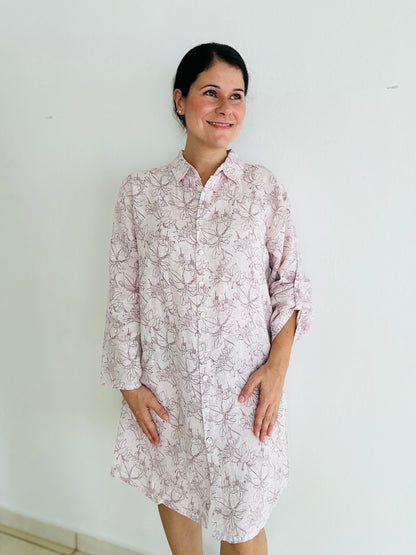Lule Shirt Linen Dress