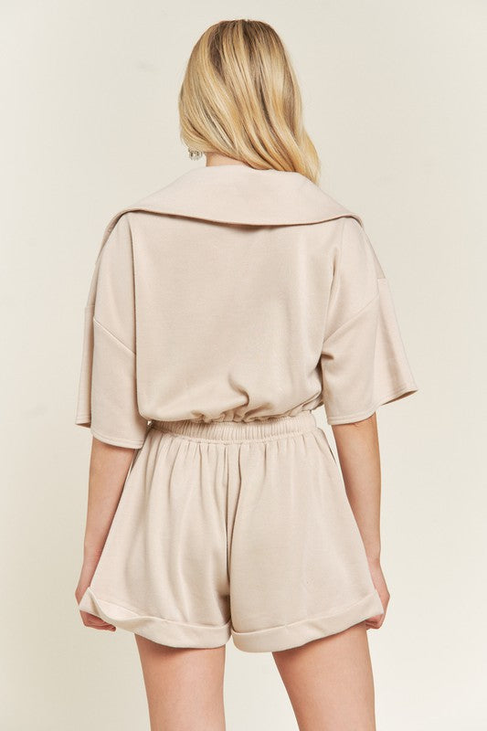 French Terry Romper - Plus