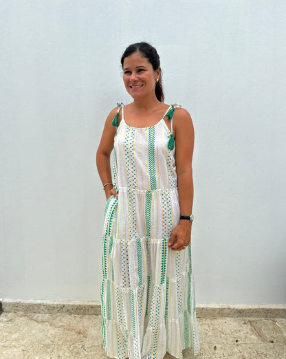 Gianna Green - Maxi Dress