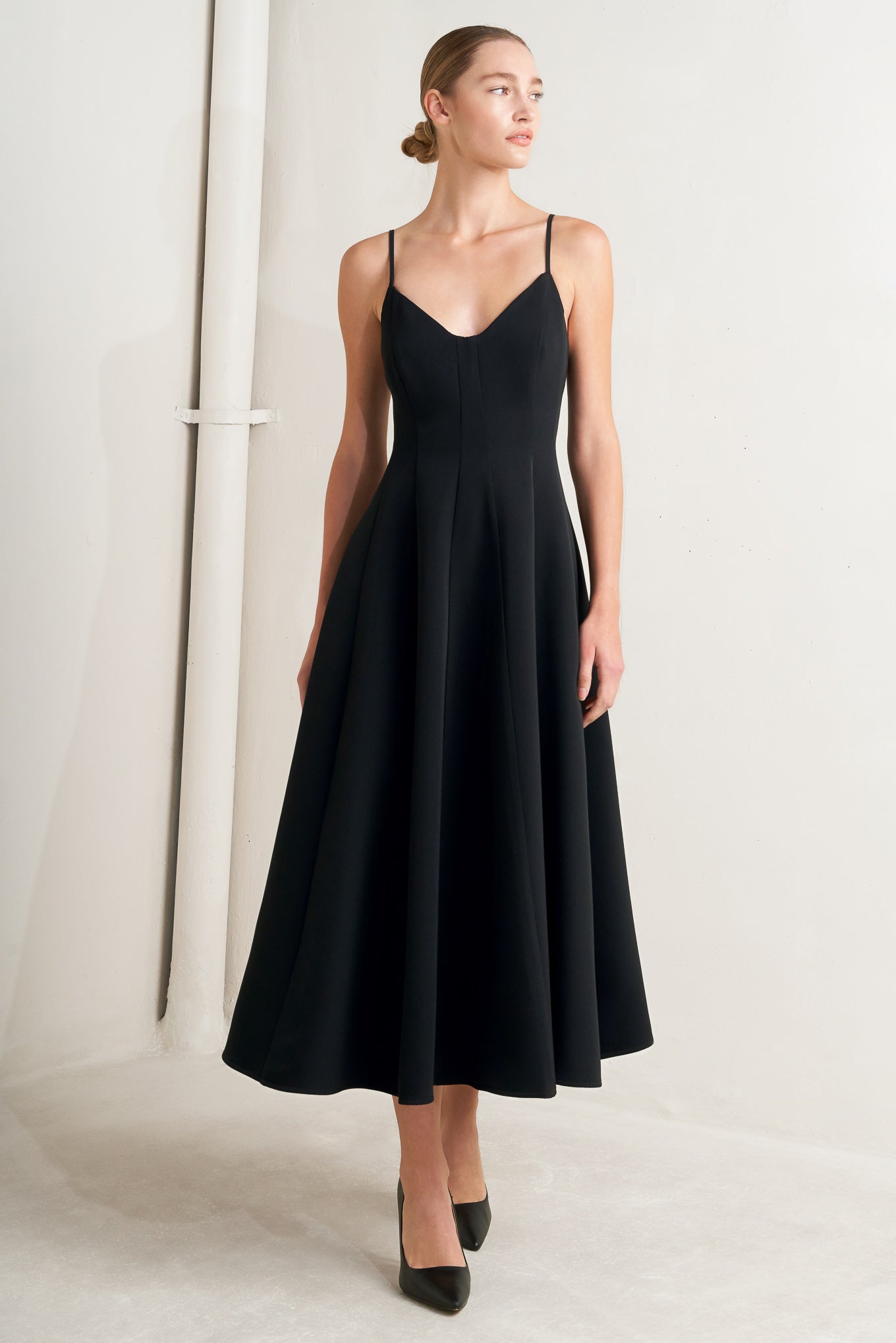 Ethereal Grace Cami Midi Dress