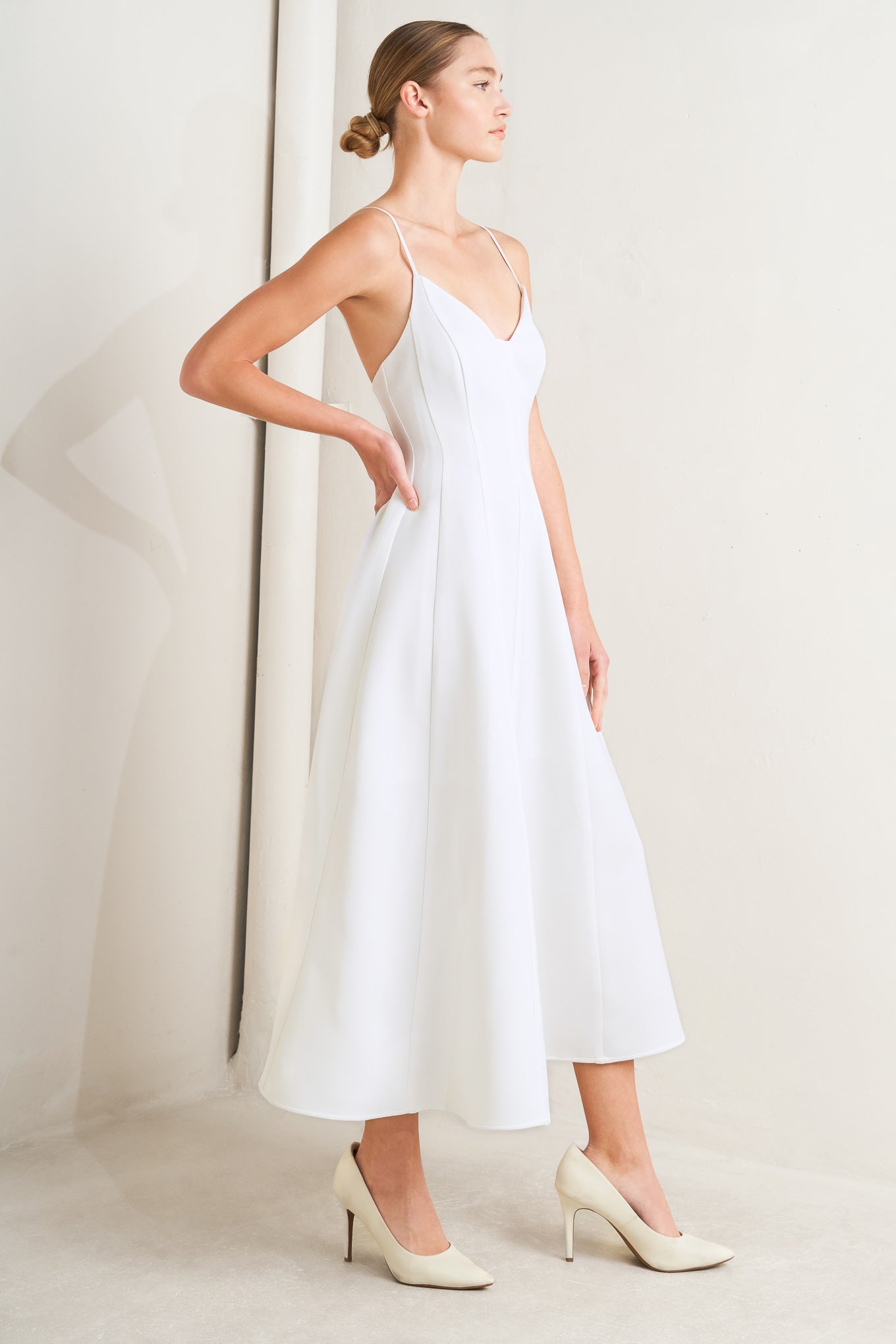Ethereal Grace Cami Midi Dress