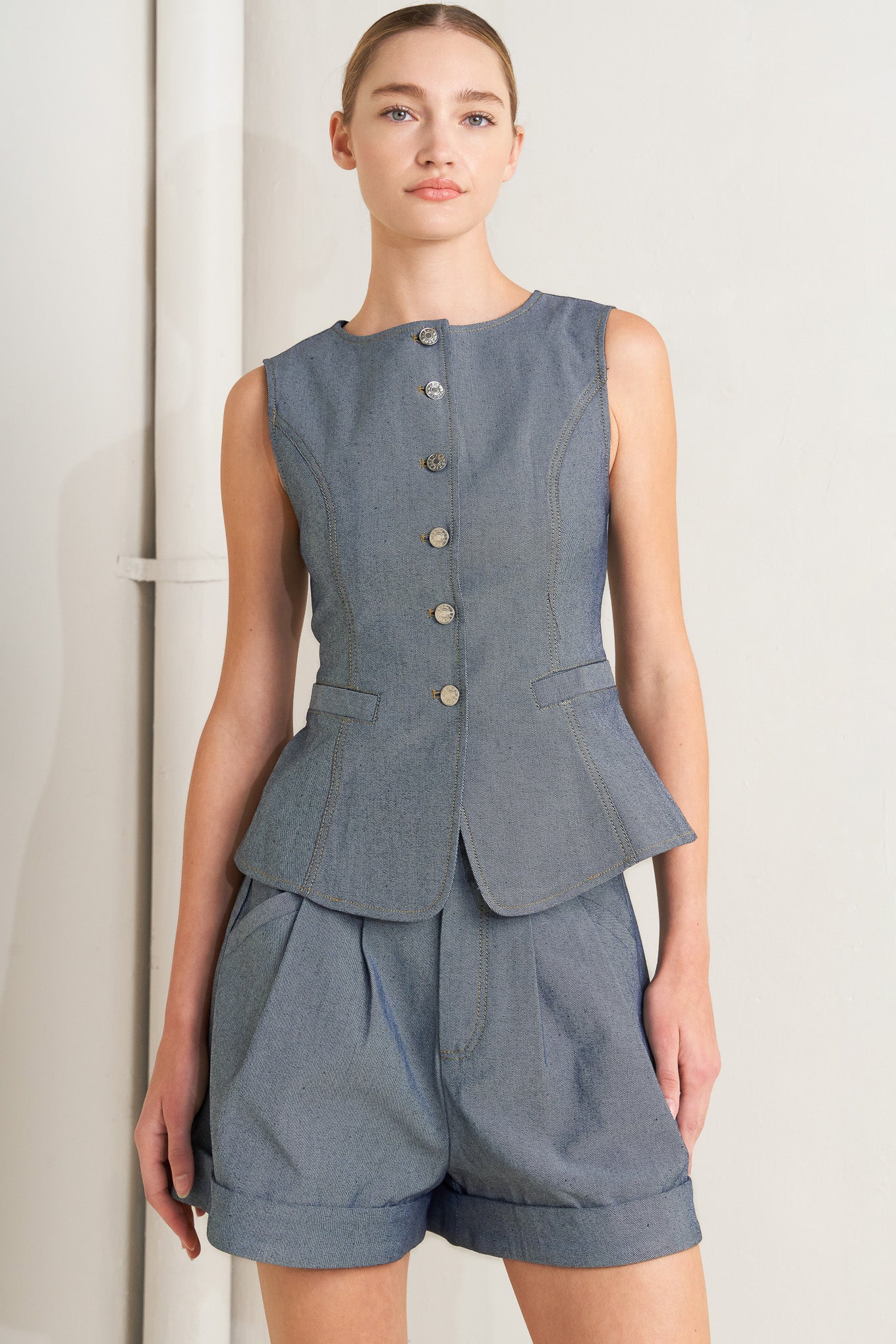 Tailored Atelier Peplum Vest