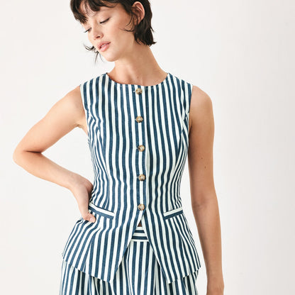 Marina Striped Vest