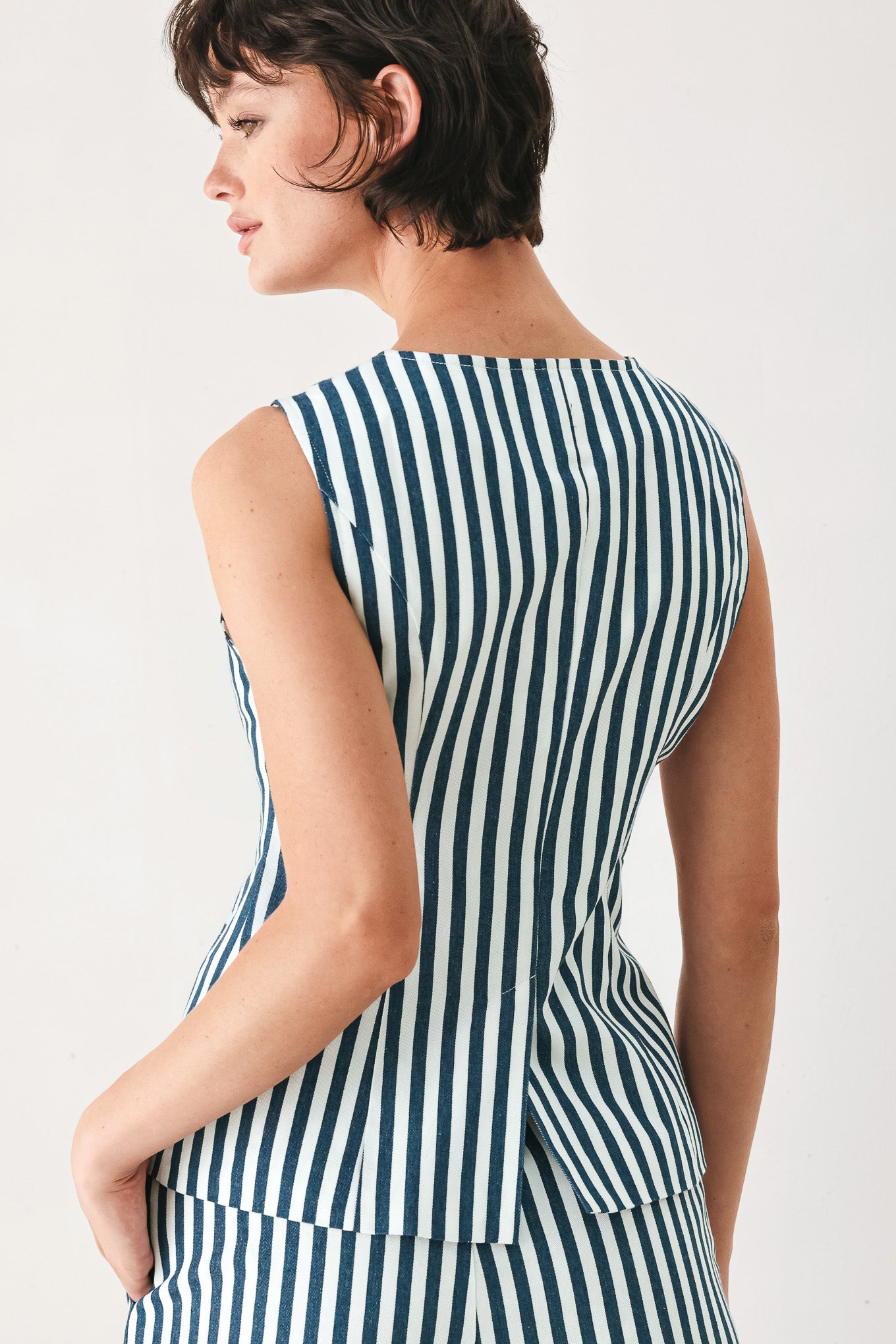 Marina Striped Vest