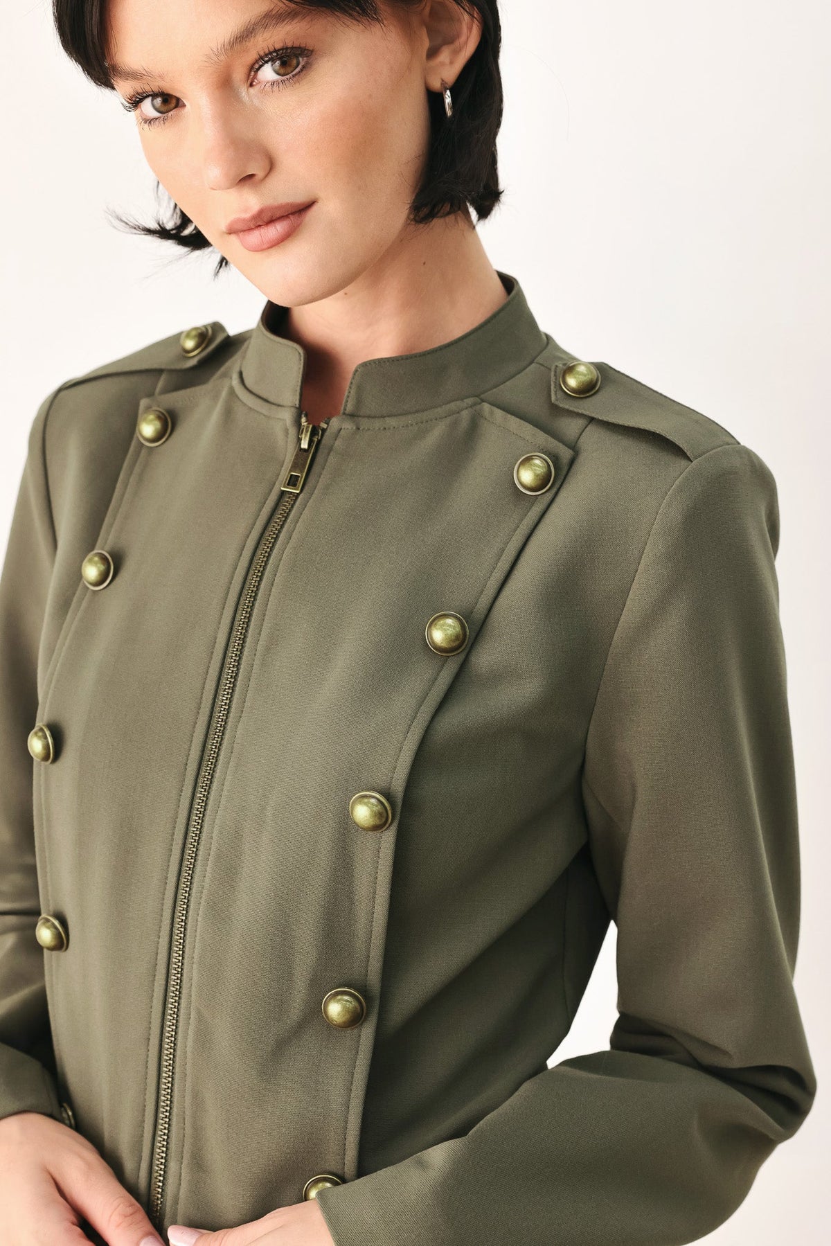 Commander Cropped Jacket