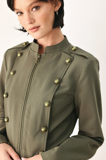 Commander Cropped Jacket