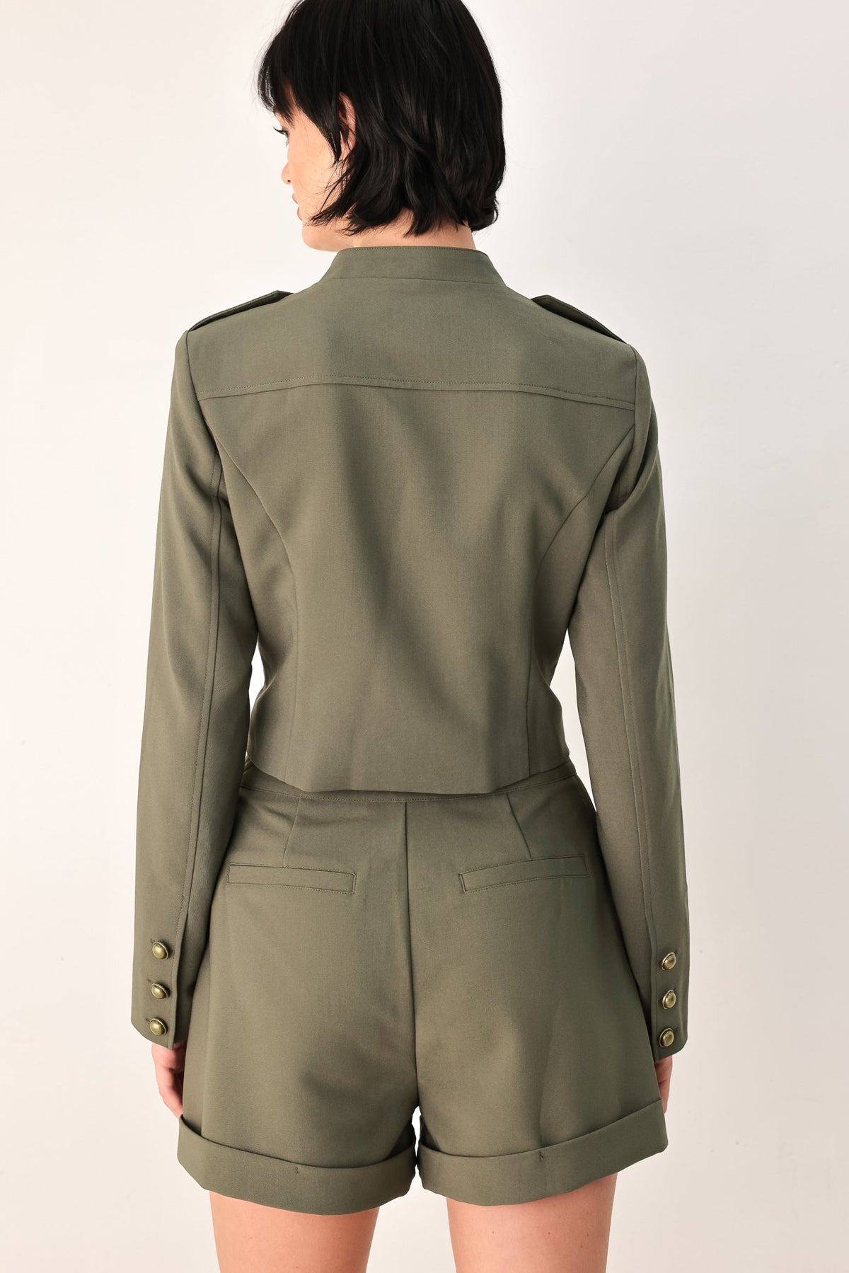 Commander Cropped Jacket