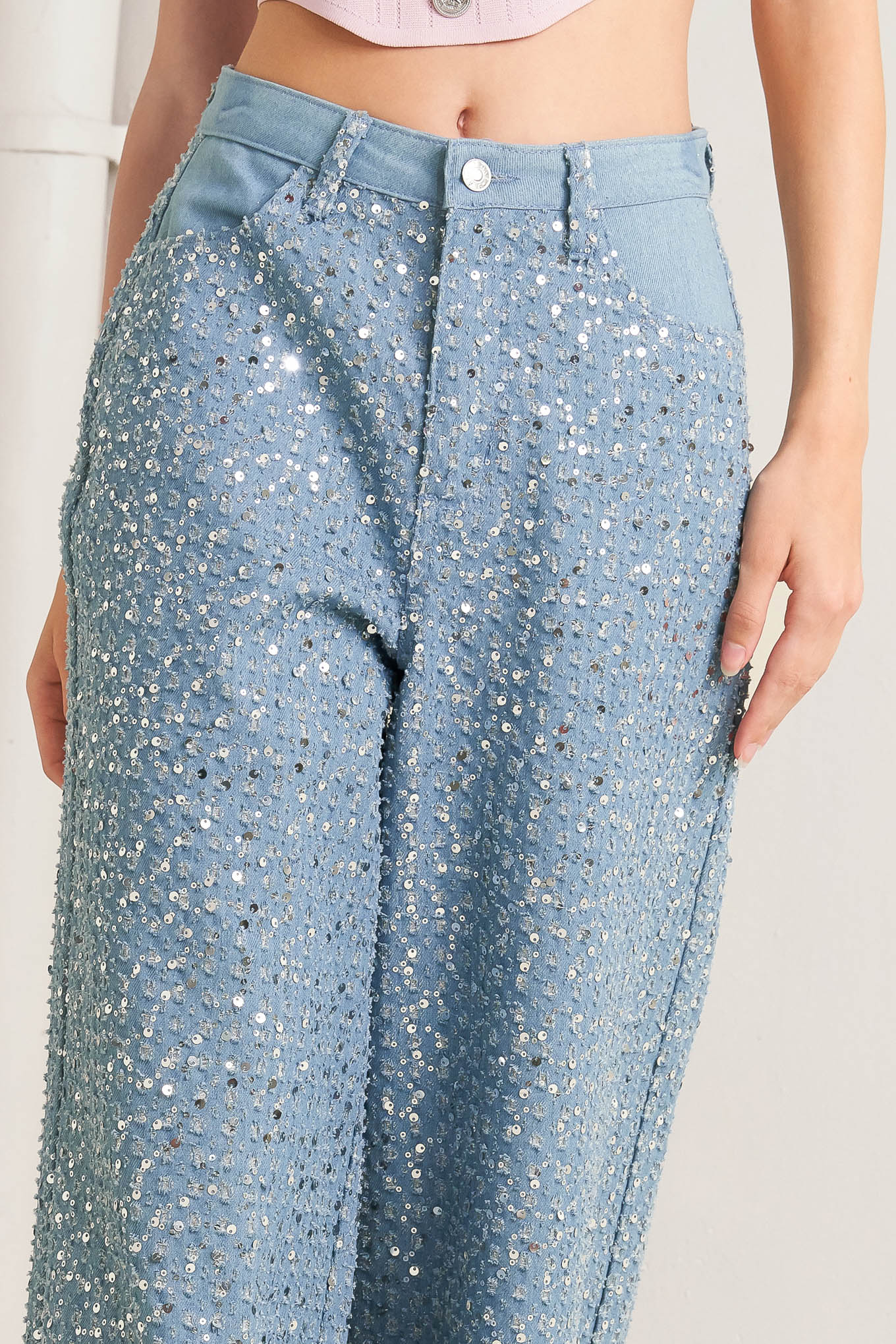 Festival Sunset Sequin Jeans