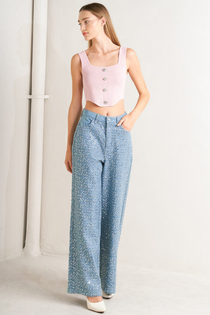 Festival Sunset Sequin Jeans