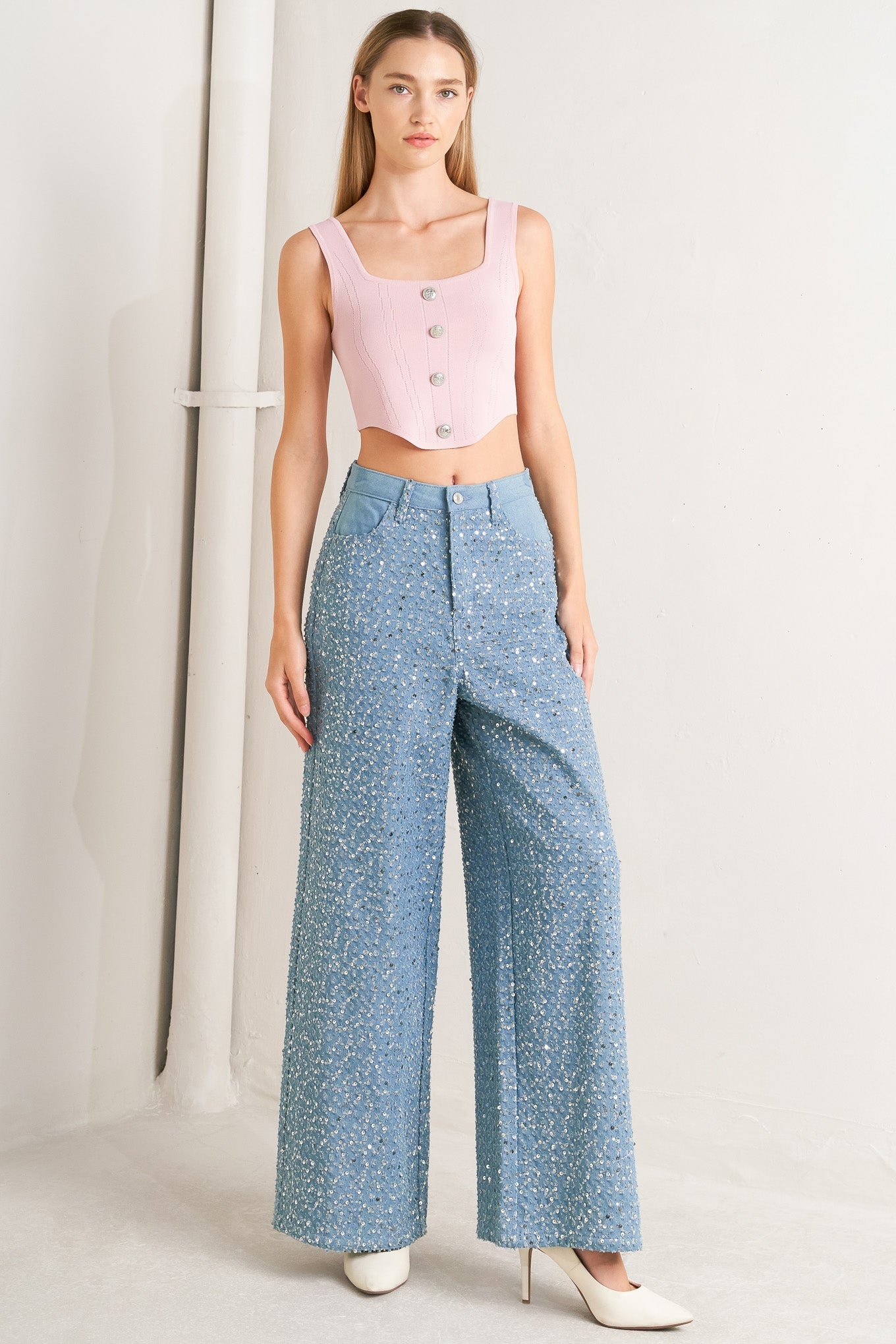Festival Sunset Sequin Jeans