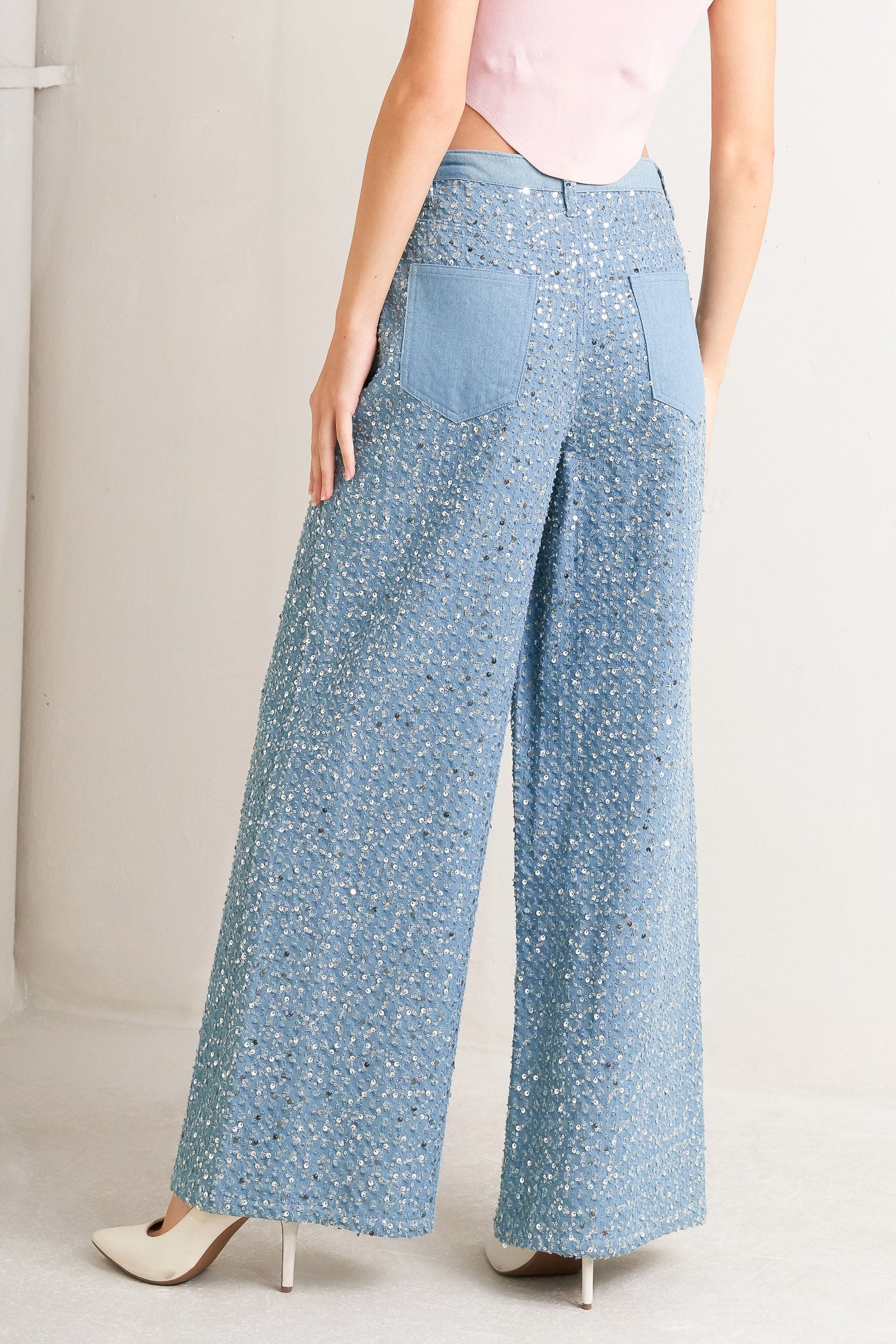 Festival Sunset Sequin Jeans