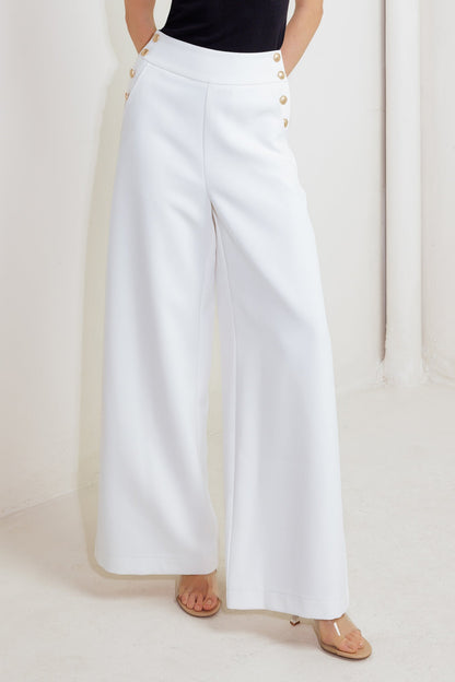 Yacht Club Wide-Leg Pants