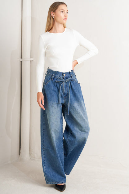 Vintage Balloon Leg Jeans