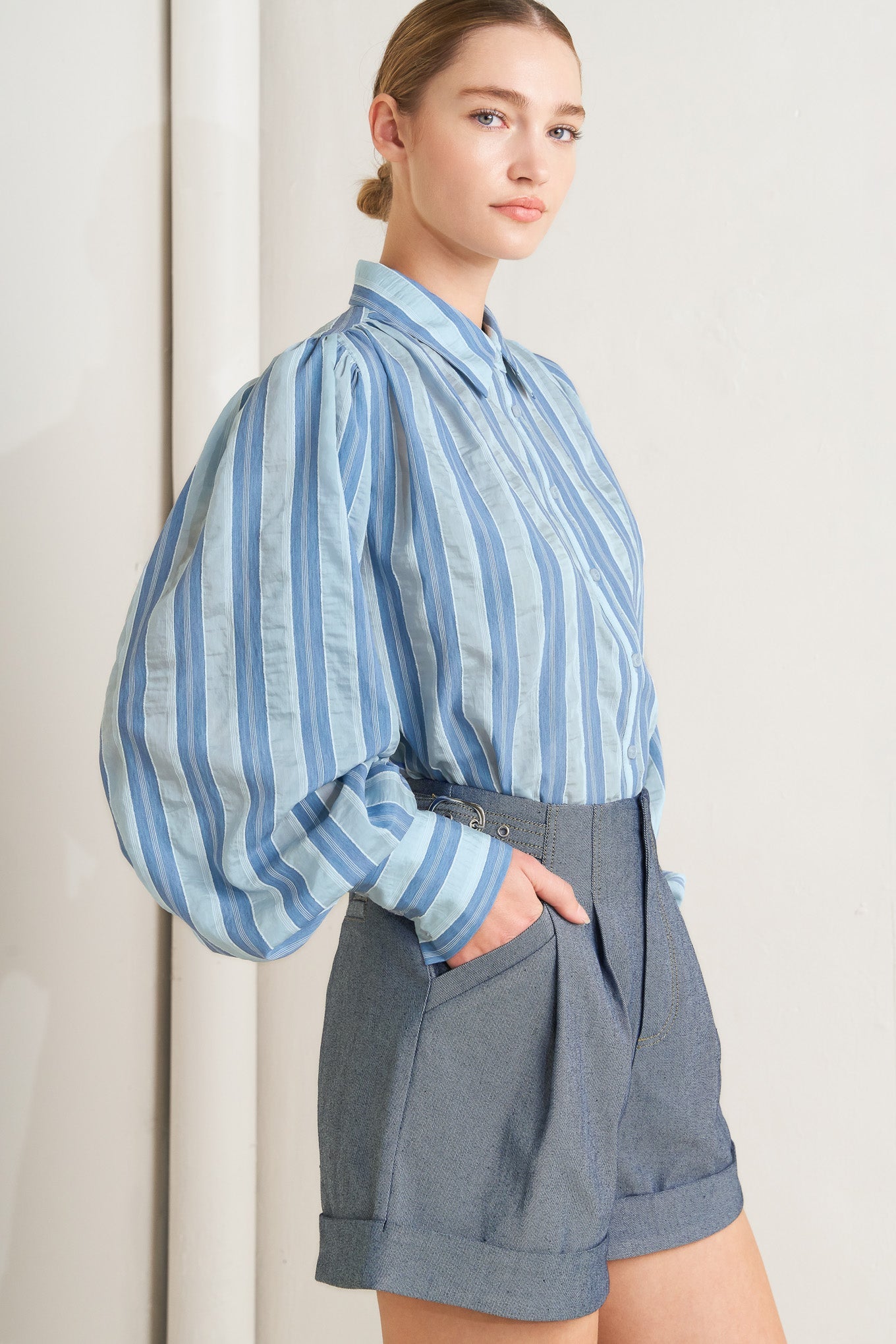 Academy Belted Tab Shorts