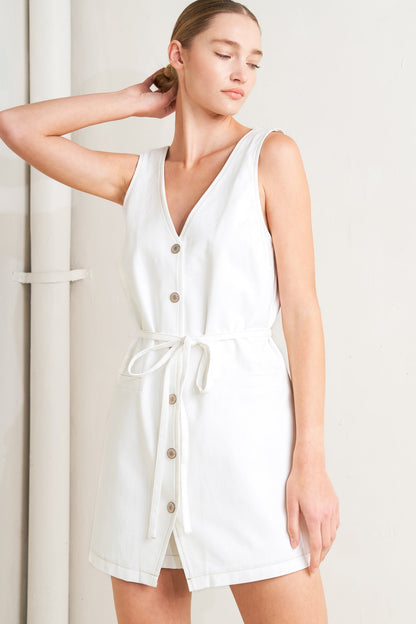 Effortless Chic Button Romper