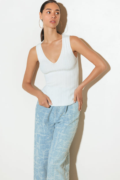 Studio Essential Ribbed Tank