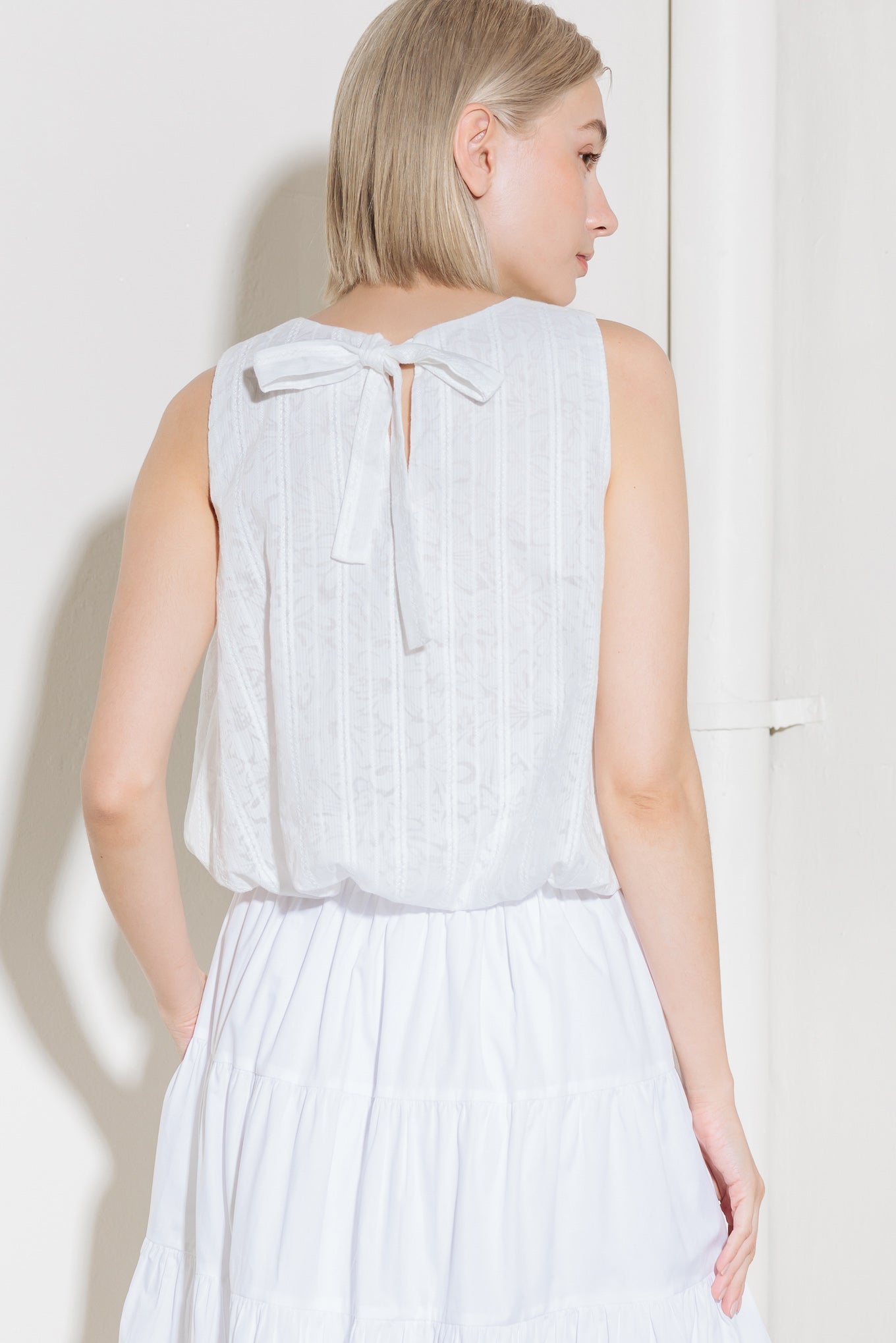 Beach Sunset Lace Top