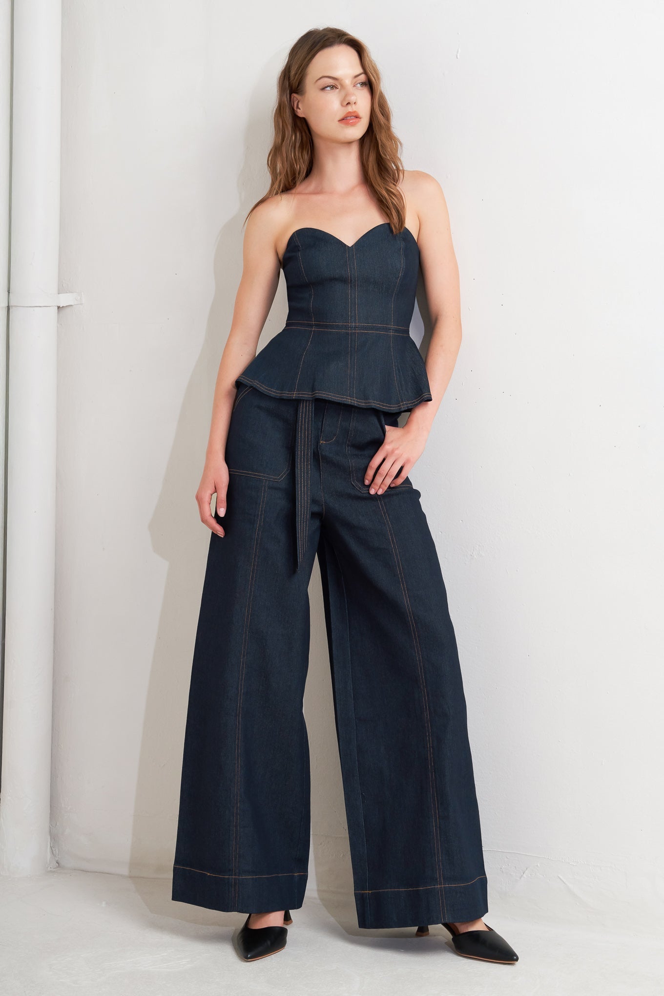 Date Night Denim Bustier