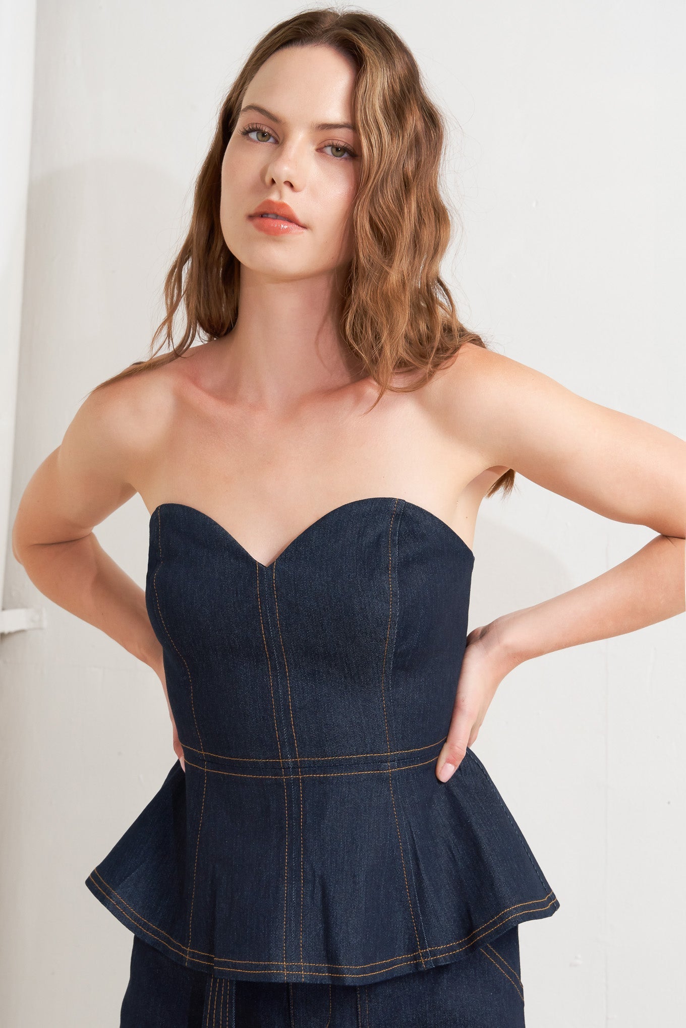 Date Night Denim Bustier