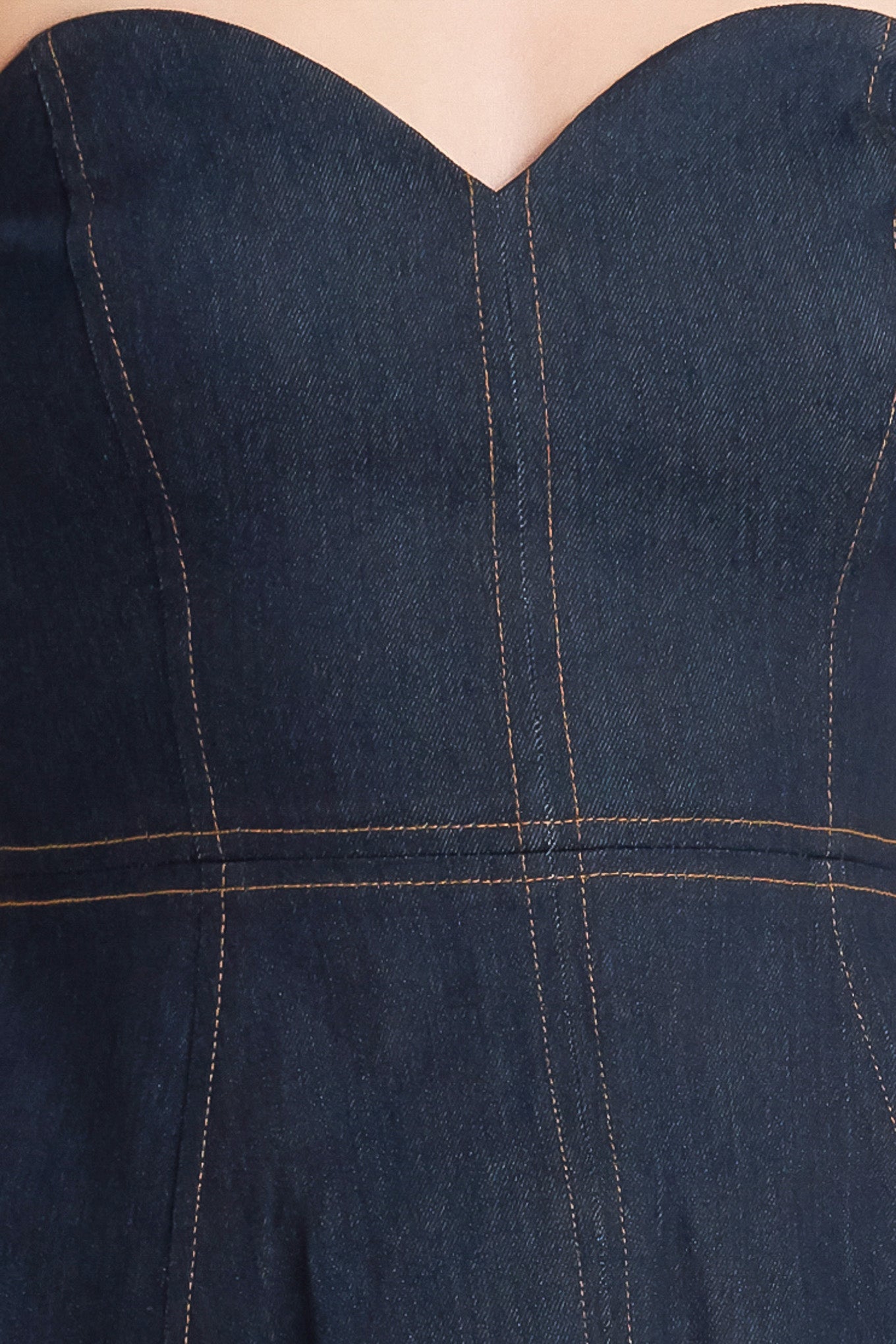 Date Night Denim Bustier