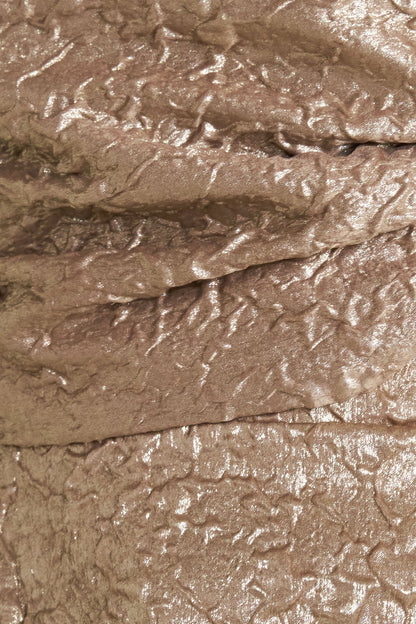 Champagne Peplum Top