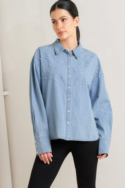 Weekend Brunch Chambray Shirt