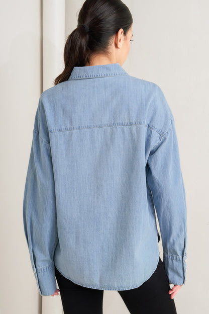 Weekend Brunch Chambray Shirt