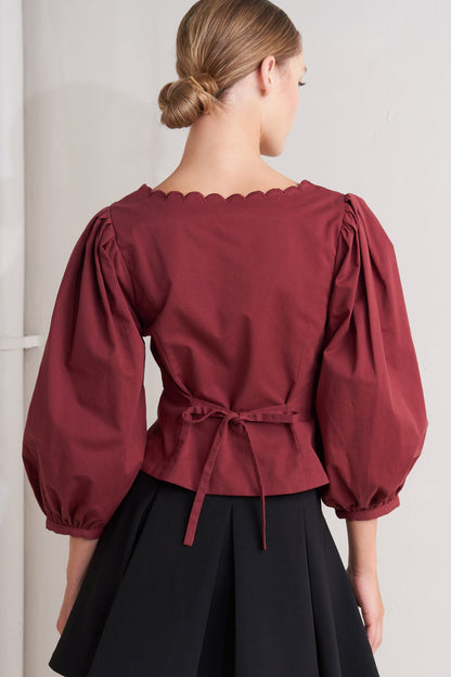 Victorian Romance Puff Sleeve Blouse