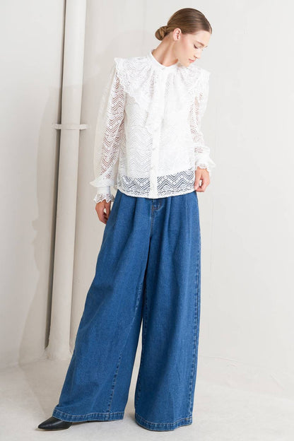 Victorian Romance Lace Blouse