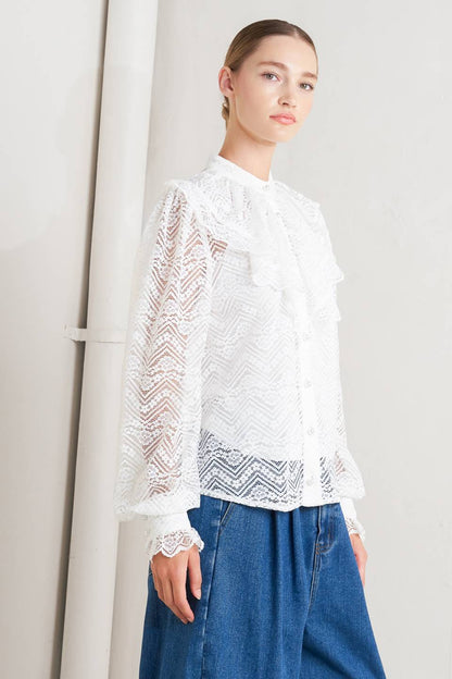 Victorian Romance Lace Blouse
