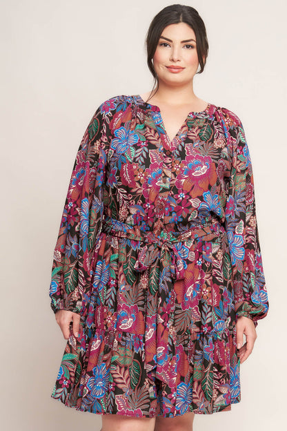 Bohemian Sunset Mini Dress