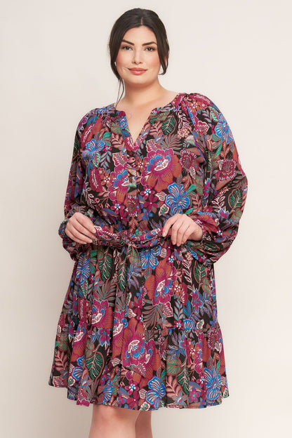 Bohemian Sunset Mini Dress