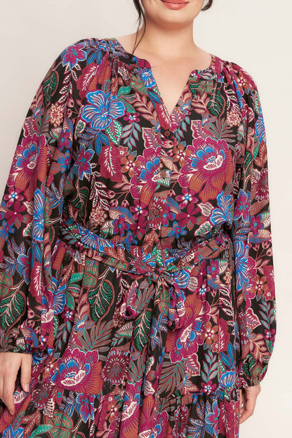 Bohemian Sunset Mini Dress