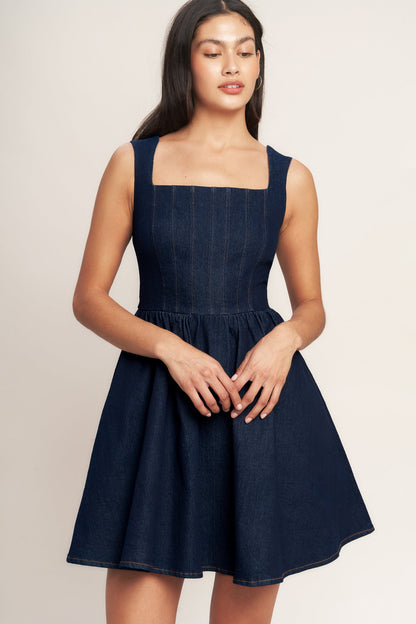 Date Night Denim Dress