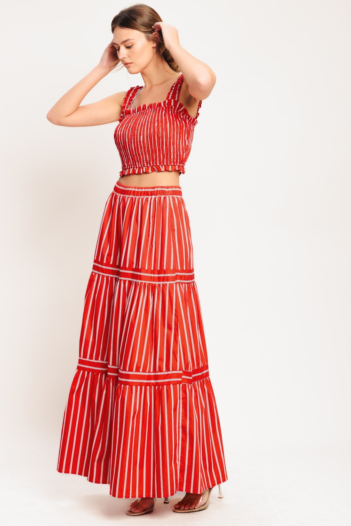 Boardwalk Bliss Tiered Maxi Skirt