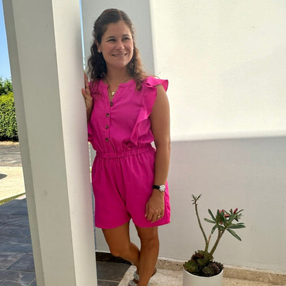 Magenta Romper
