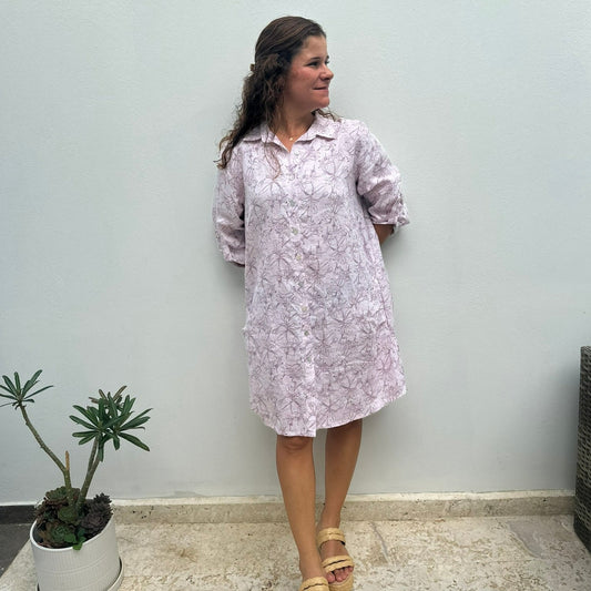 Lule Shirt Linen Dress