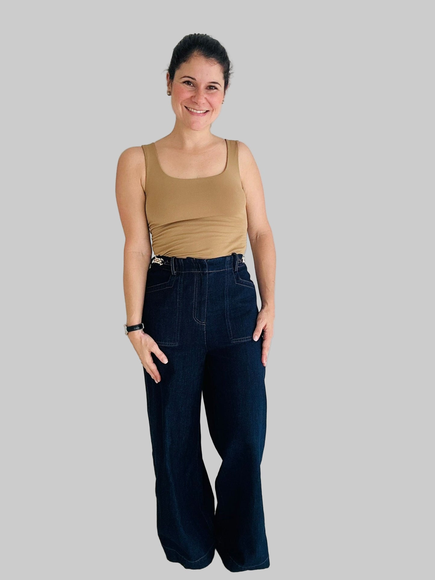 Carpenter Chic Wide-Leg Jeans