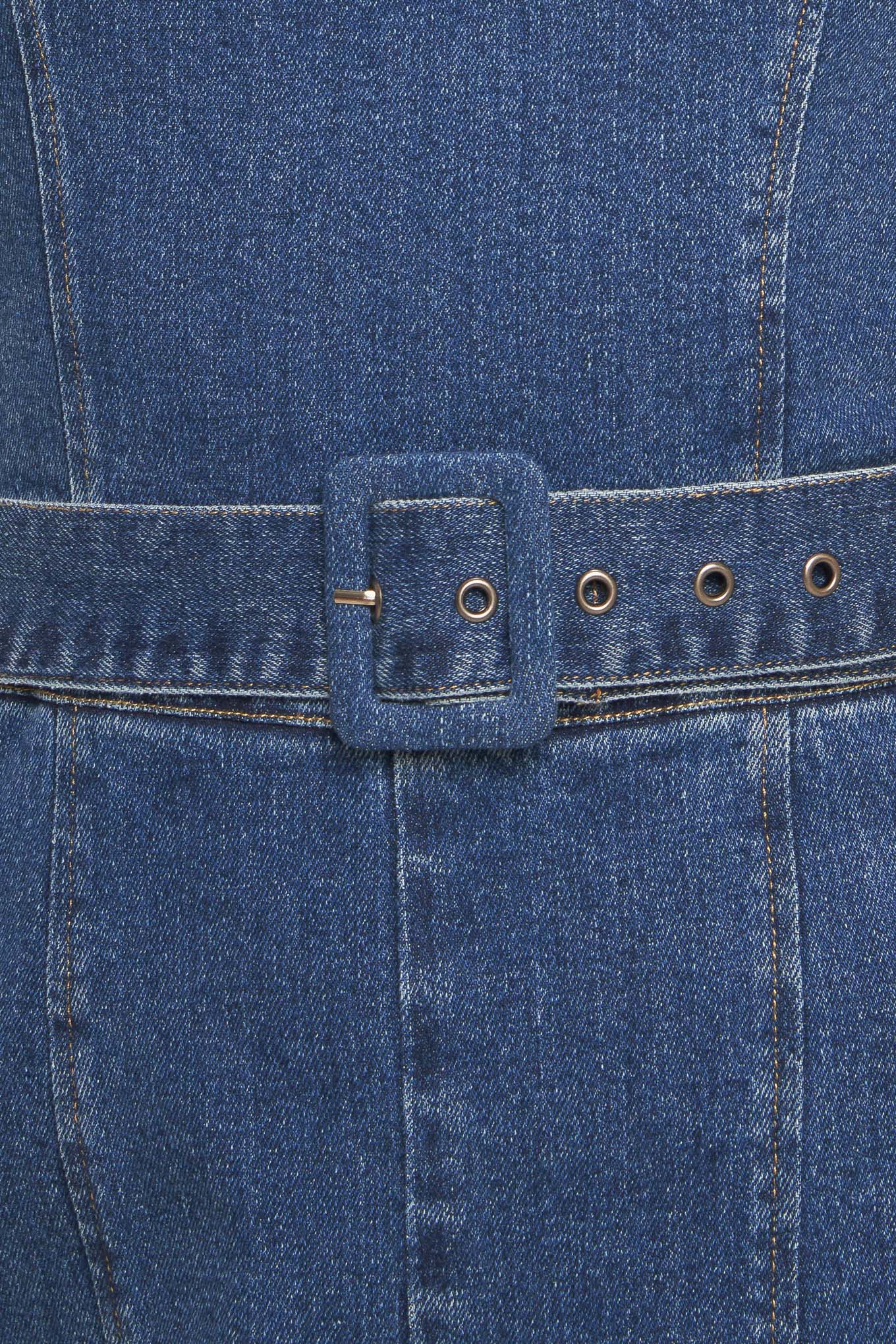 Washed Denim Jumpsuit