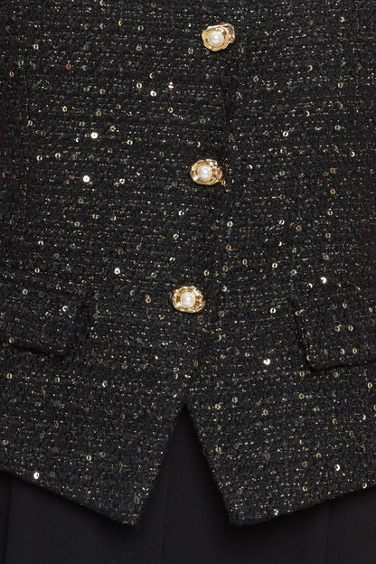 Midnight Tweed Jumpsuit