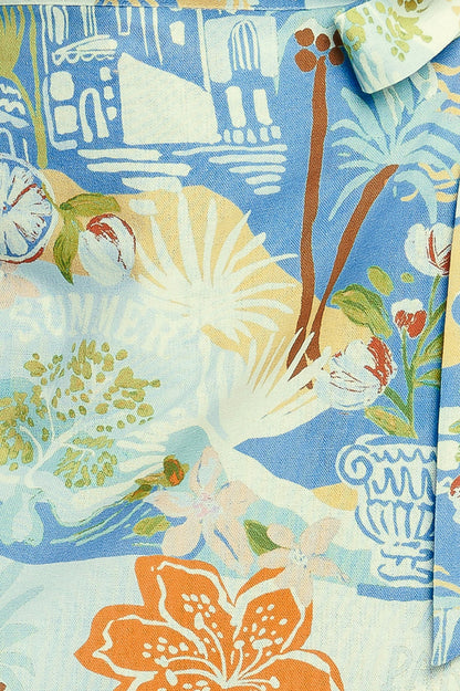 Tahitian Tie-Waist Skort