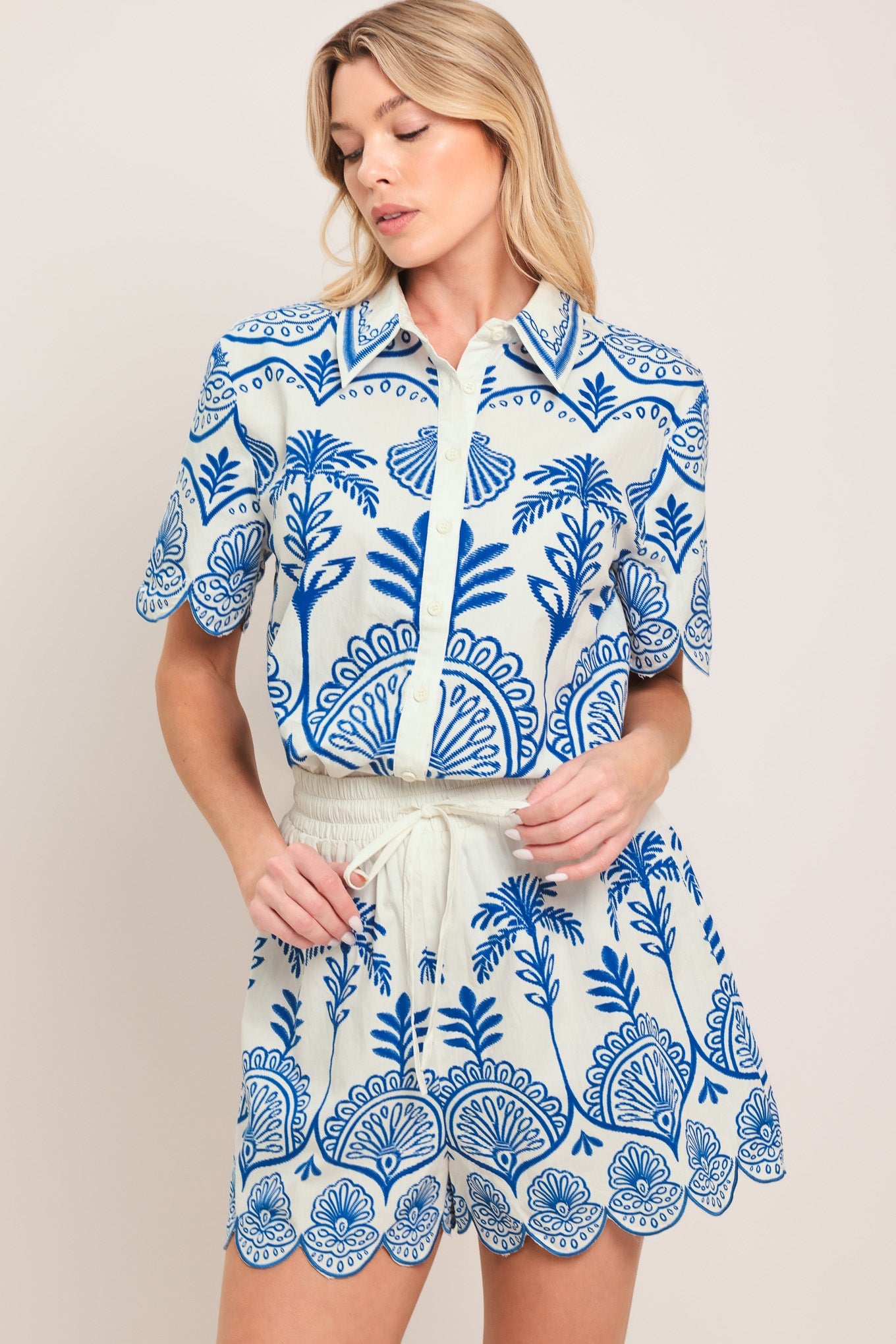 Talavera Scallop Shorts