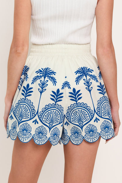 Talavera Scallop Shorts