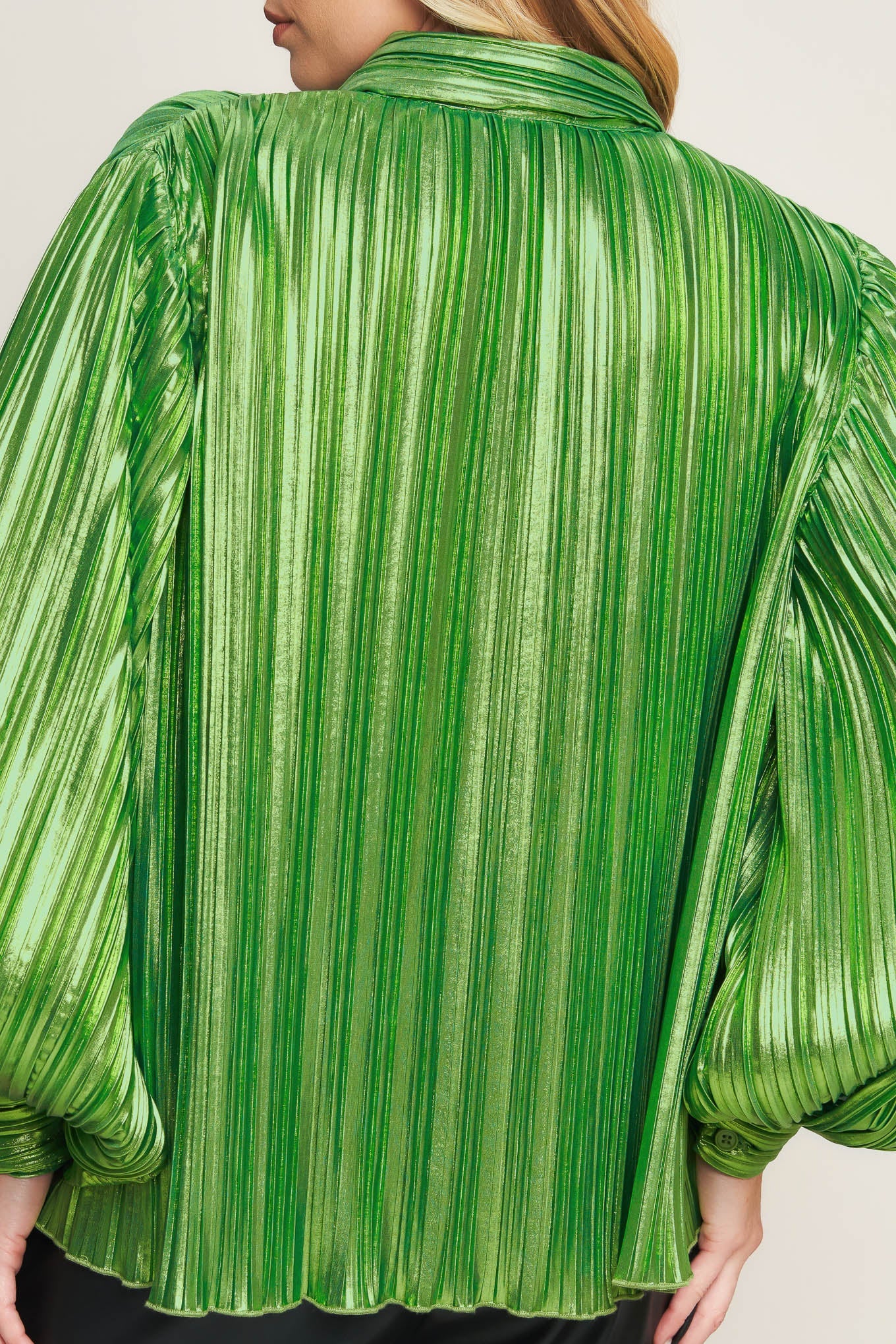 New Year's Eve Metallic Blouse